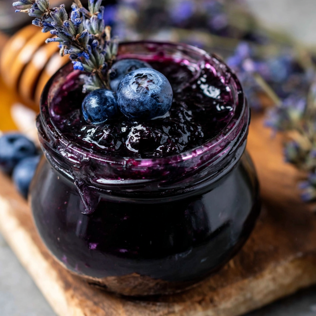 Blueberry &#038; Lavender Jam with Honey: A Floral Twist on a Classic