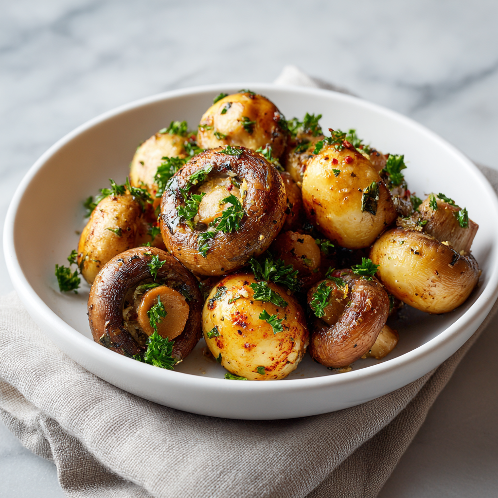 Air Fryer Ranch Mushrooms: The Juicy Umami Bomb