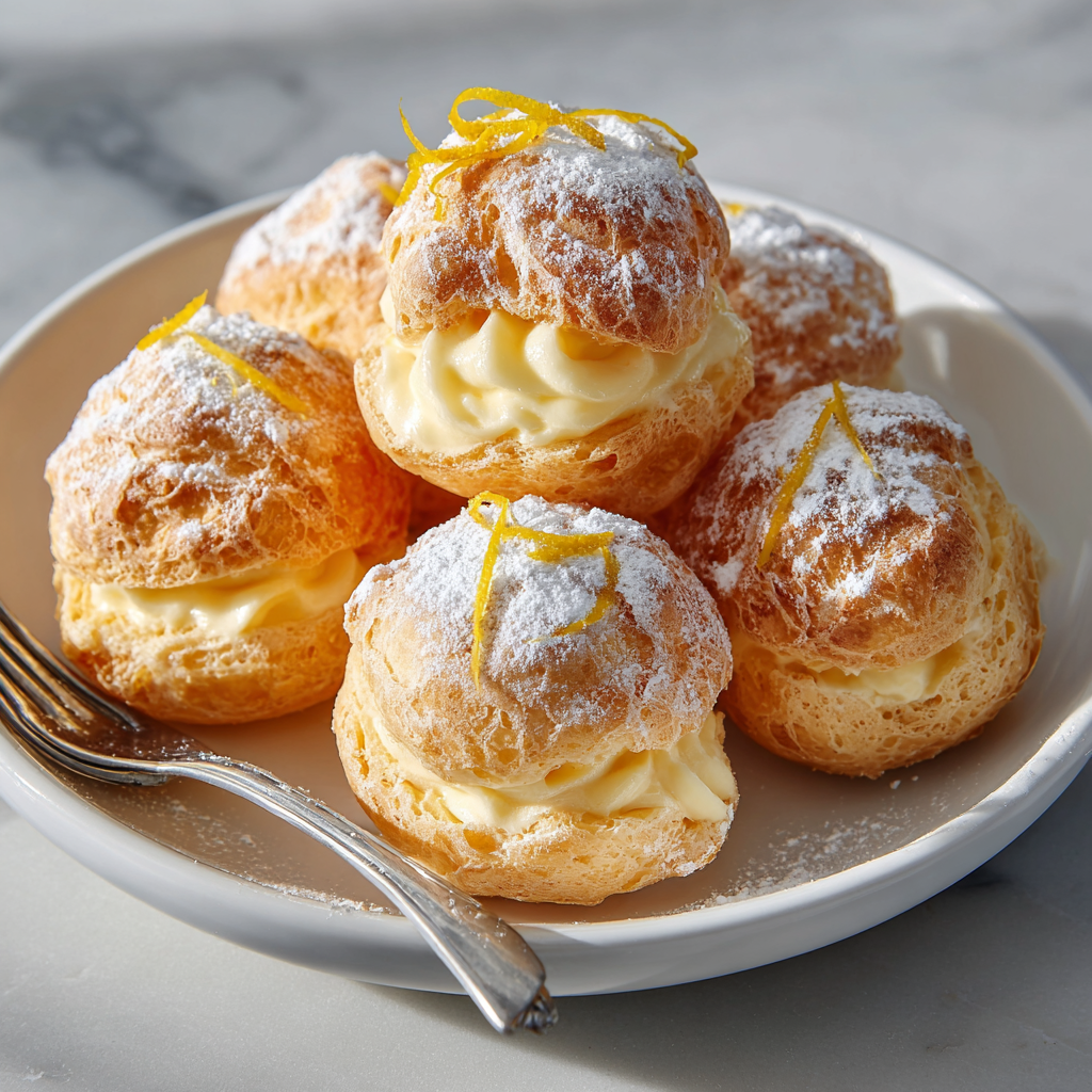 Lemon Cream Puffs: The Sunshine Cloud