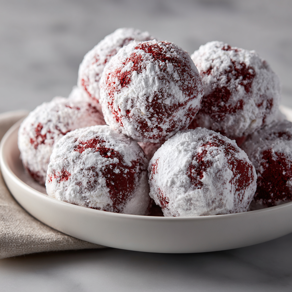 Red Velvet Snowball Cookies: A Holiday Twist on a Classic