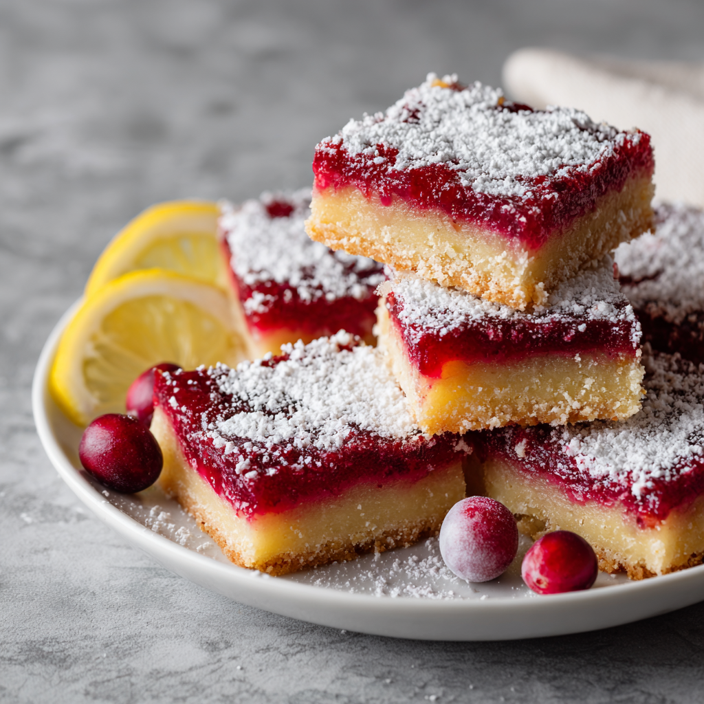 The Best Cranberry Lemon Bars: Sweet, Tart, and Stunning