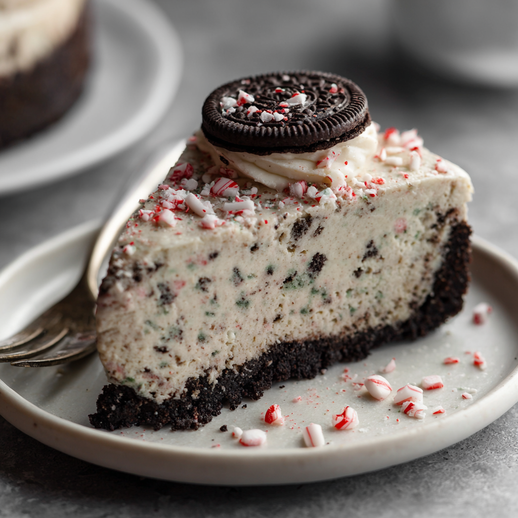 No Bake Peppermint Oreo Cheesecake: The Ultimate Holiday Indulgence