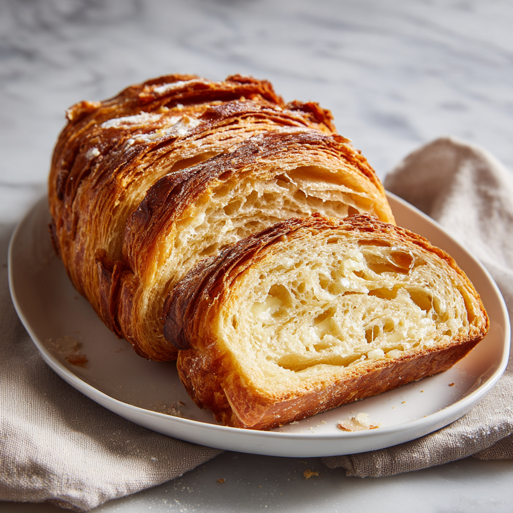 The Ultimate Flaky Croissant Bread Loaf (The &#8220;Croissant Toast&#8221;)
