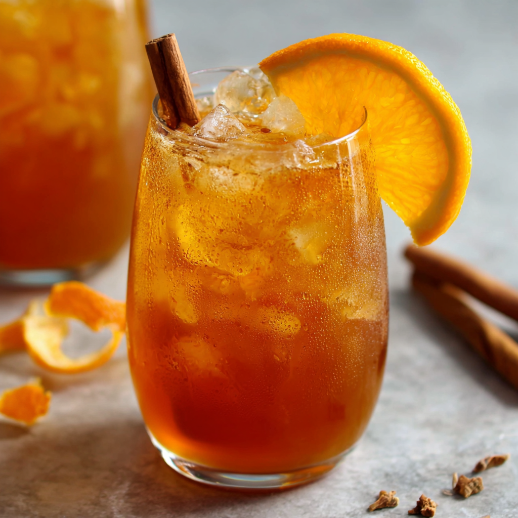 Homemade Orange Cinnamon Iced Tea: A Spiced Refresher