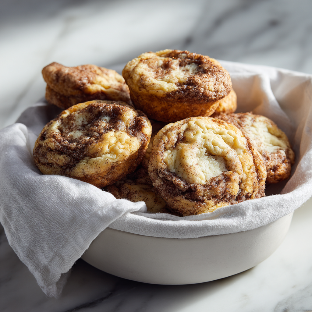 Cinnamon Roll Cheesecake Cookies (The Viral Stuffed Snickerdoodle)