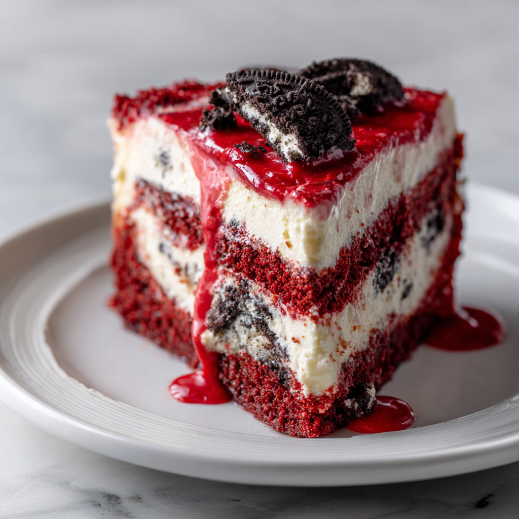Red Velvet Oreo Cheesecake (The Ultimate Showstopper)