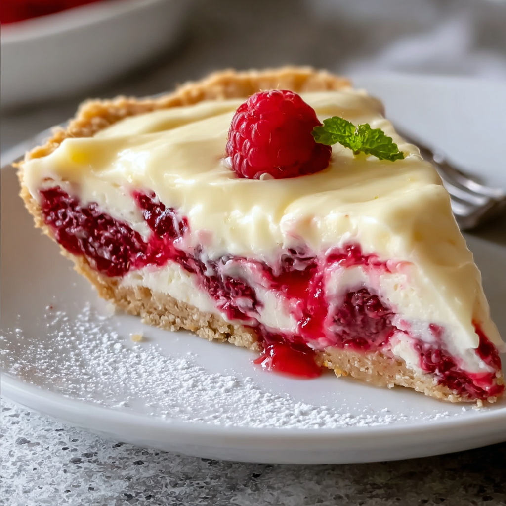Lemon Raspberry Layered Pie (The Ultimate Sweet-Tart Icebox Treat)