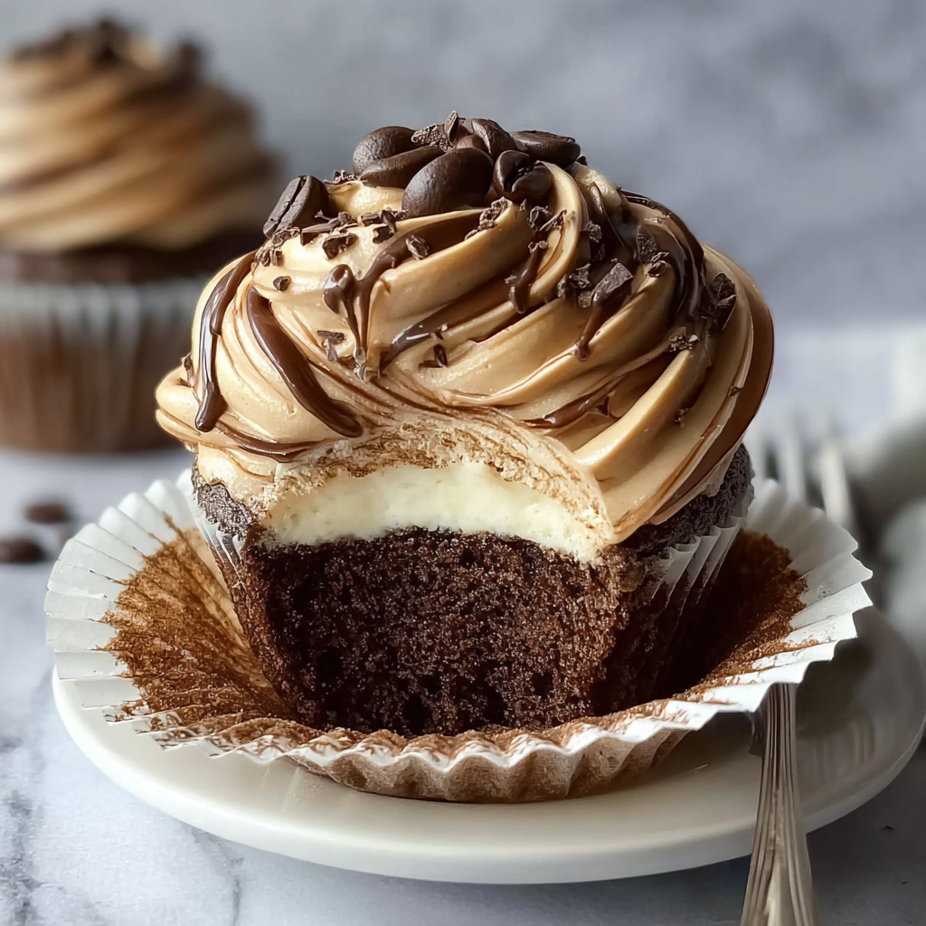 Chocolate Coffee Cream Cupcakes (The Ultimate Mocha Indulgence)