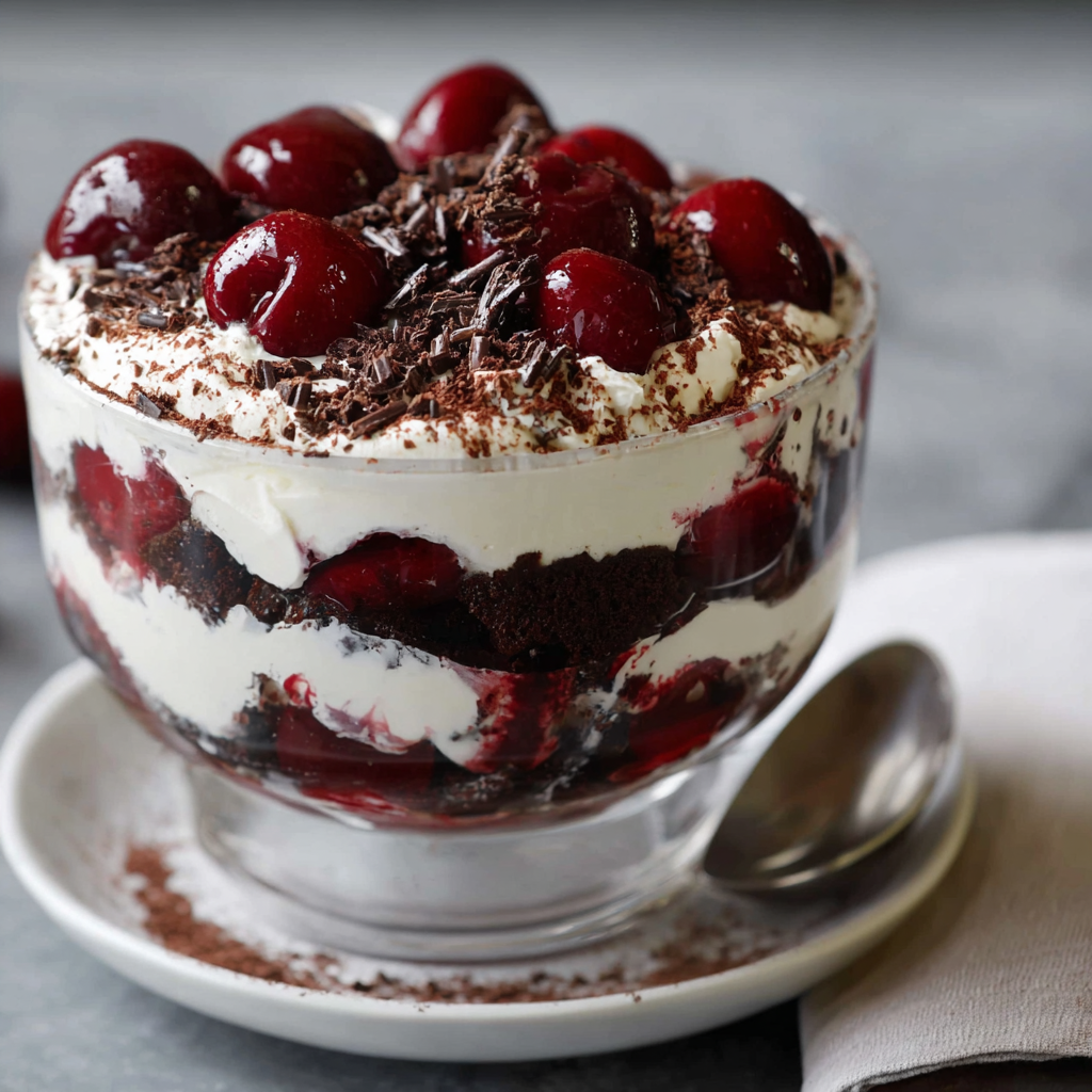 Black Forest Trifle (The Ultimate Deconstructed Dessert)